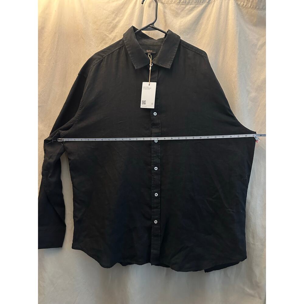 Quince 100% European Linen Relaxed Long Sleeve Shirt Mens XXL NWT - Picture 7 of 9